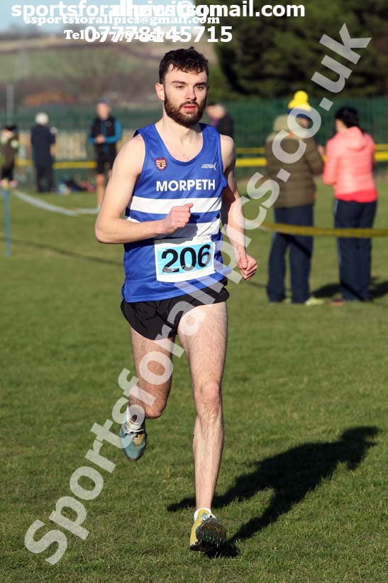 Senior mens 2020 Birtley Cross Country Relay, County Durham.  Photo: David T. Hewitson/Sports for All Pics